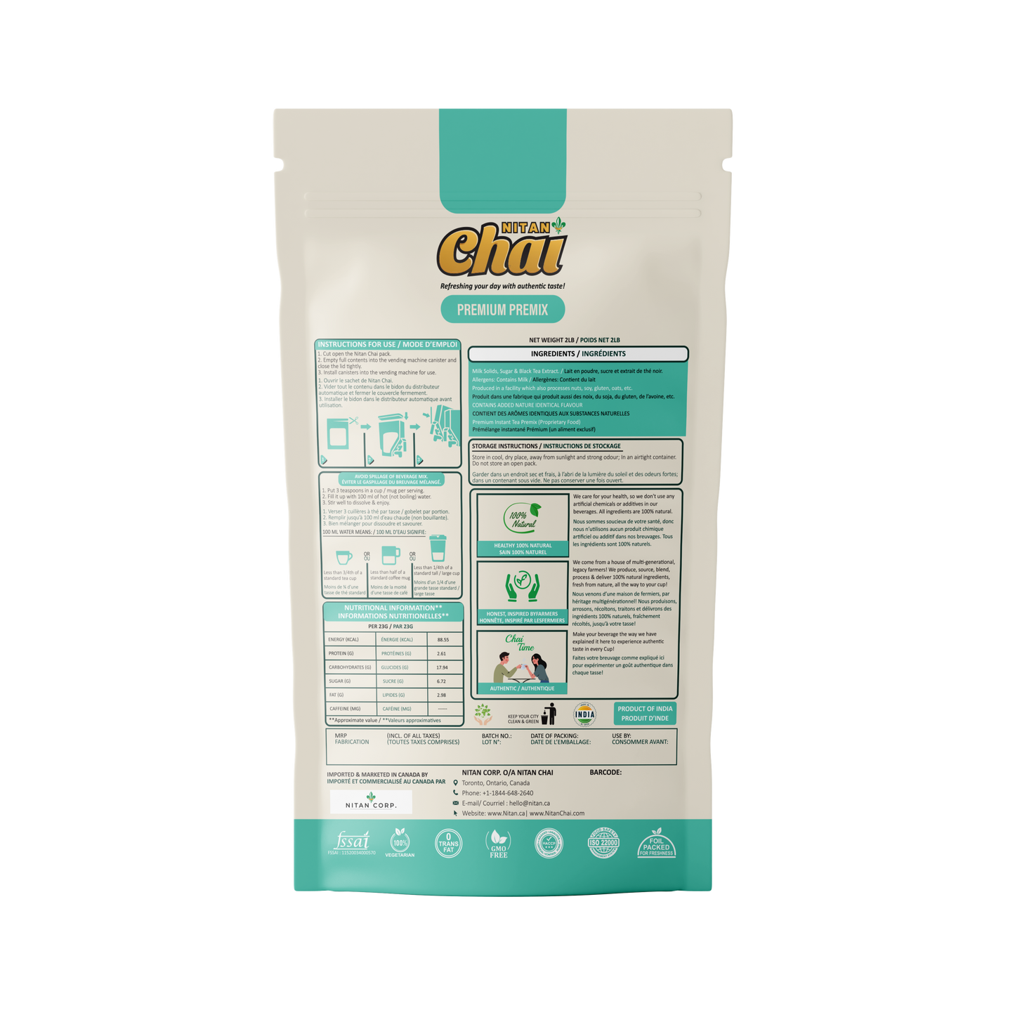 Premium Karak Chai Tea Premix